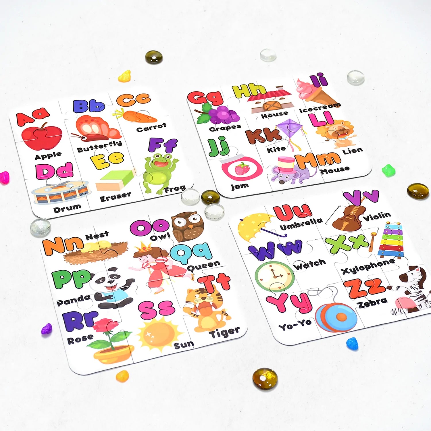 4052 Learning Abcd JigaSaw Toy Puzzle For Children (4 Puzzles Pack) DeoDap 4052 Learning Abcd JigaSaw Toy Puzzle For Children (4 Puzzles Pack) DeoDap